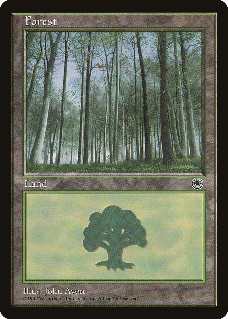 Forest (POR-215) [Misc] Portal MTG Single Wizards of the Coast