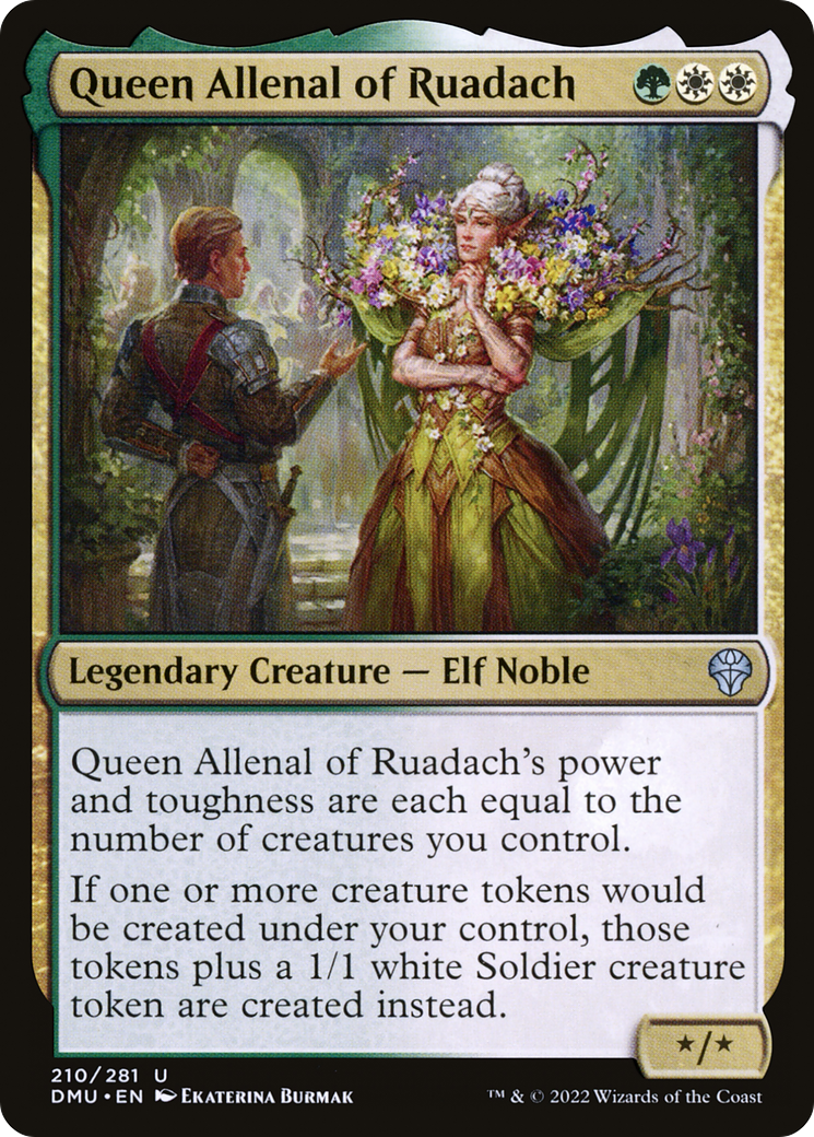 Queen Allenal of Ruadach (DMU-210) [Dominaria United] Foil MTG Single Wizards of the Coast