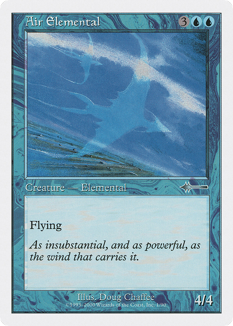 Air Elemental (BTD-001) [Misc] Beatdown Box Set MTG Single Wizards of the Coast