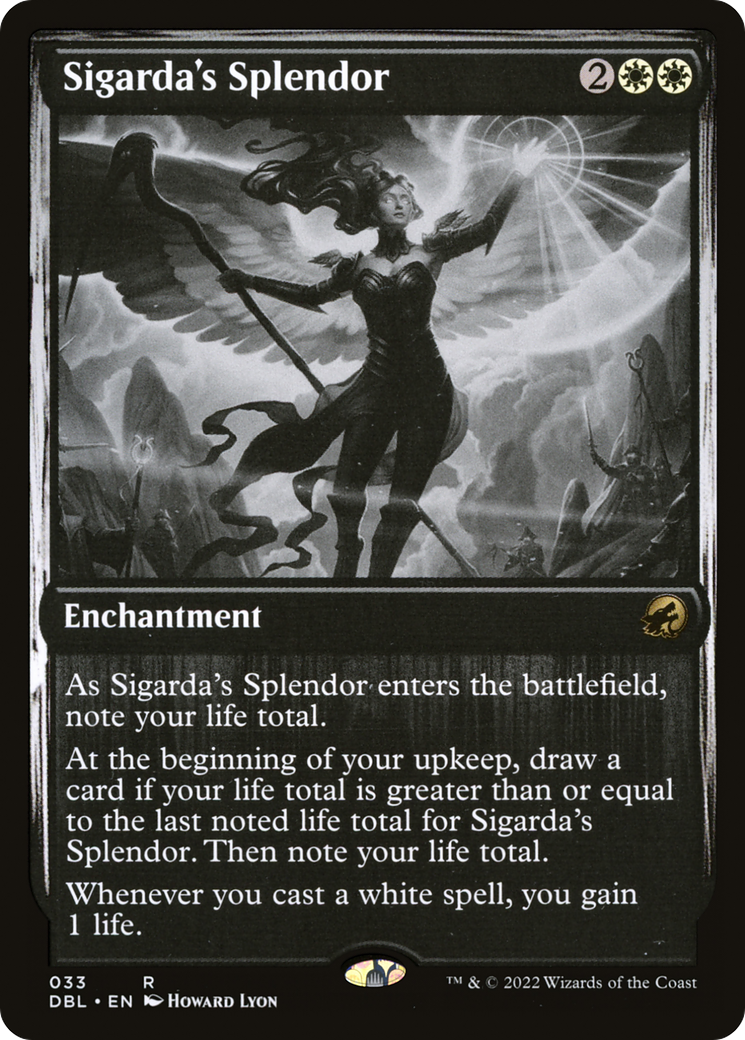Sigarda's Splendor (DBL-033) [Innistrad: Double Feature] Foil MTG Single Wizards of the Coast