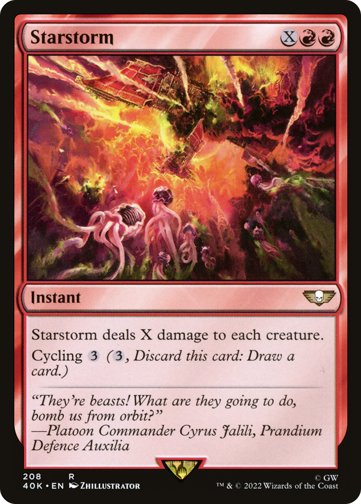Starstorm (40K-208) [Warhammer 40,000 Commander] MTG Single Wizards of the Coast