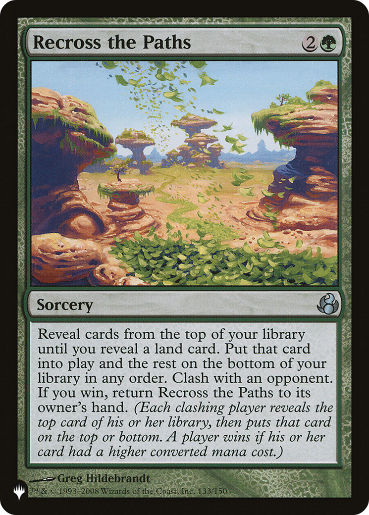 Recross the Paths (LIST-MOR-133) [Mystery Booster] The List MTG Single Wizards of the Coast