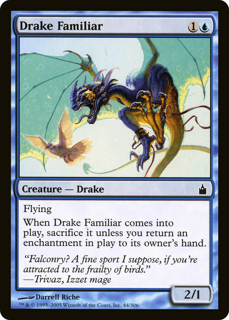 Drake Familiar (RAV-044) [Ravnica: City of Guilds] Foil MTG Single Wizards of the Coast