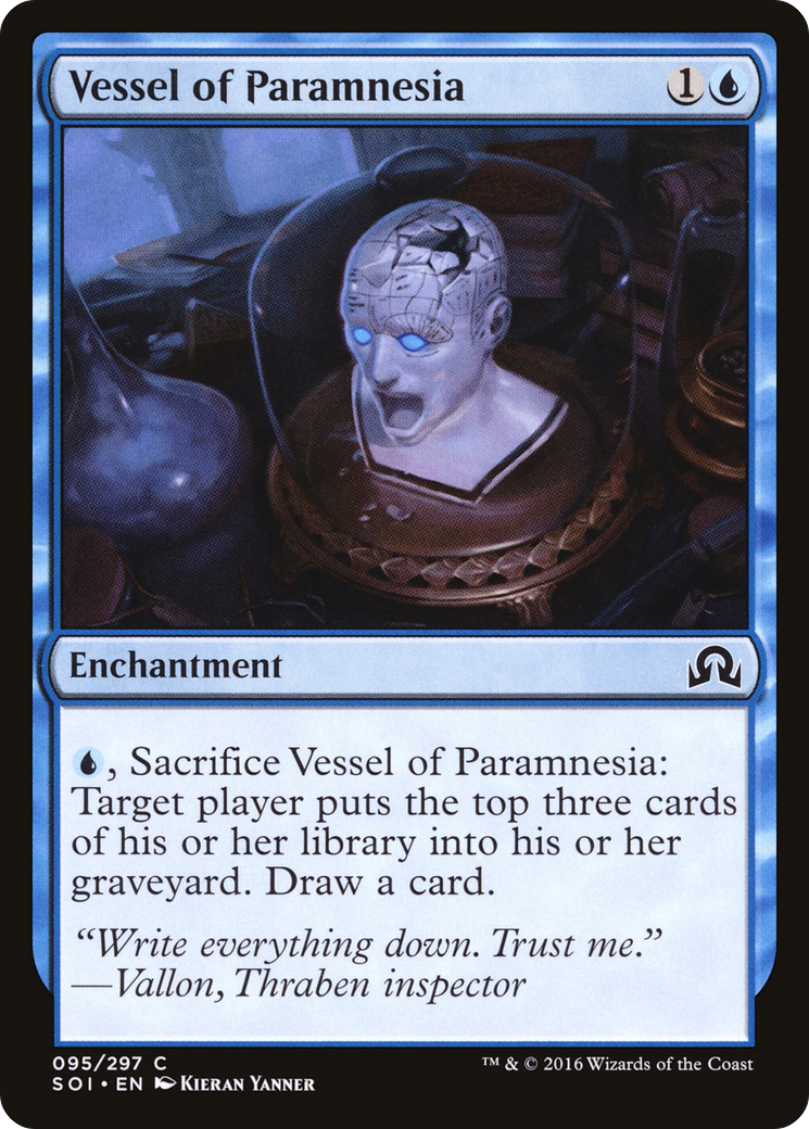 Vessel of Paramnesia (SOI-095) [Shadows over Innistrad] Foil MTG Single Wizards of the Coast