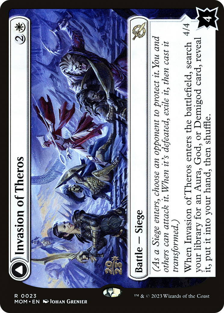 Invasion of Theros // Ephara, Ever-Sheltering (PRE-23S) [March of the Machine Promos] Foil MTG Single Wizards of the Coast