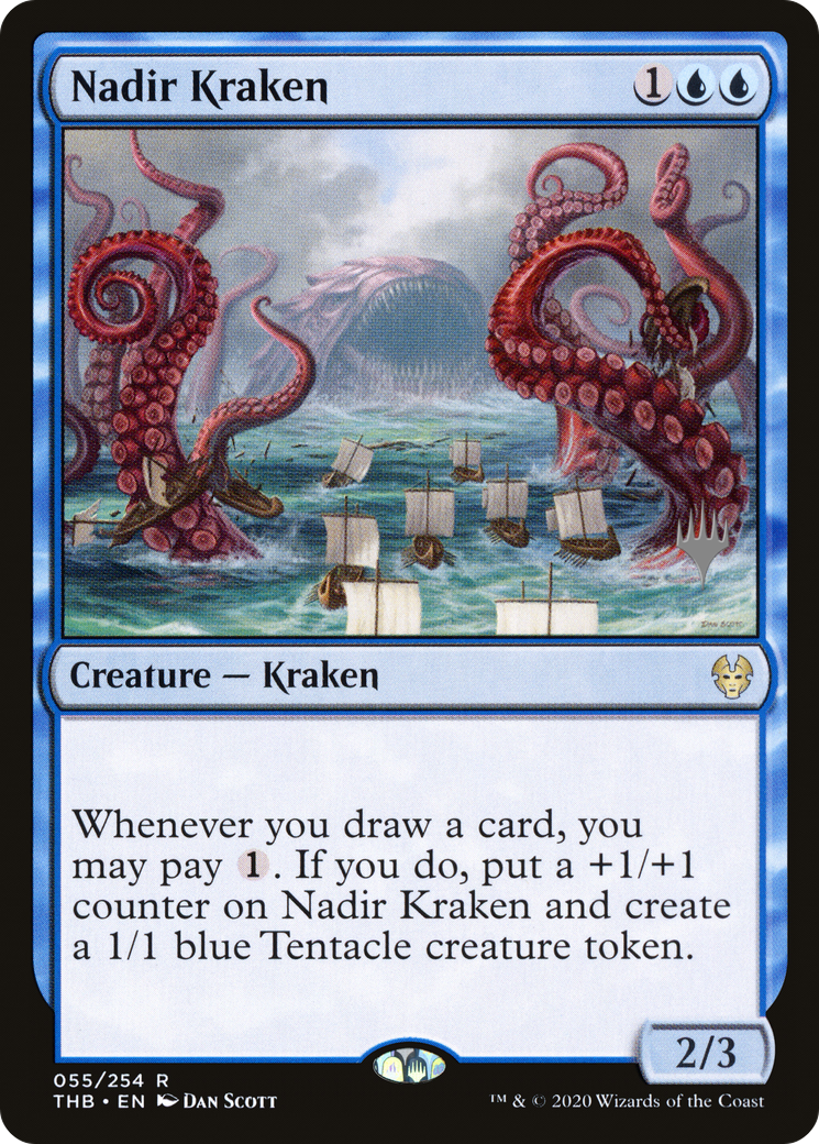 Nadir Kraken (PPTHB-055) [Theros Beyond Death Promos] MTG Single Wizards of the Coast