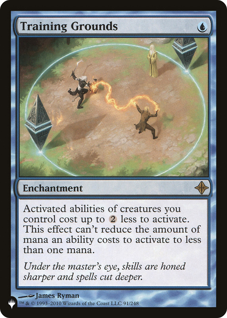 Training Grounds (LIST-91/248) [Mystery Booster] The List MTG Single Wizards of the Coast