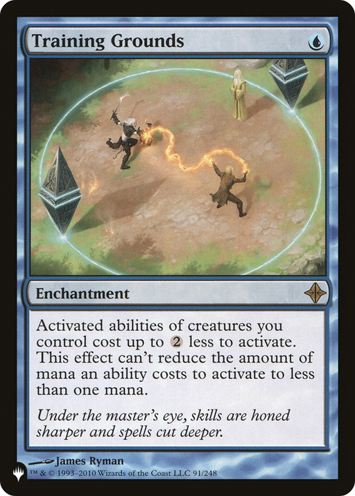 Training Grounds (LIST-91/248) [Mystery Booster] The List MTG Single Wizards of the Coast