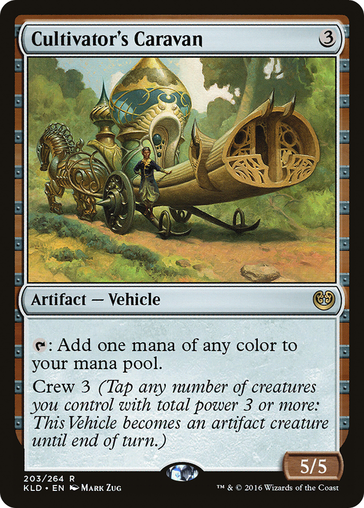 Cultivator's Caravan (KLD-203) [Kaladesh] Foil MTG Single Wizards of the Coast