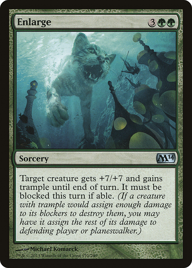 Enlarge (M14-170) [Magic 2014] Foil MTG Single Wizards of the Coast