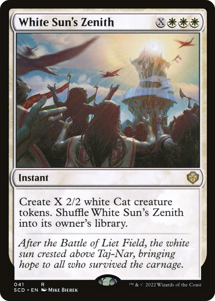 White Sun's Zenith (SCD-041) [Starter Commander Decks] MTG Single Wizards of the Coast
