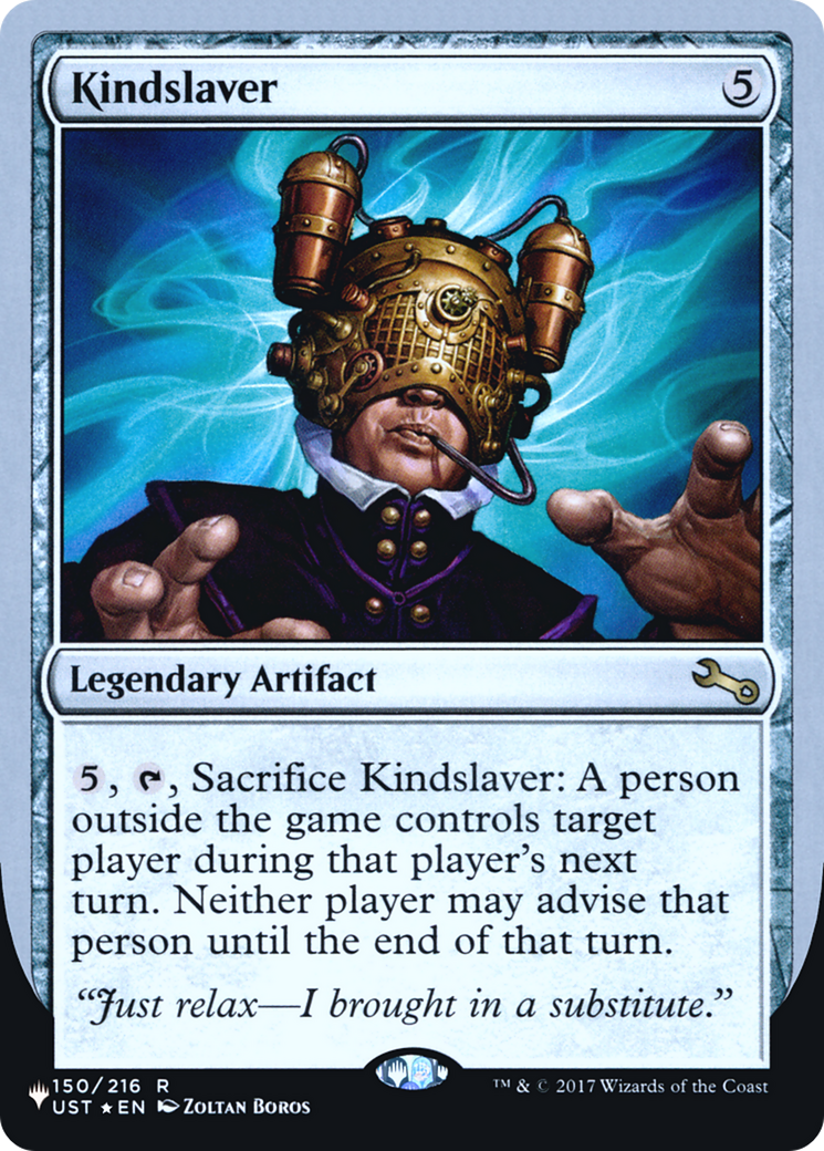 Kindslaver (LIST-150/216) [Mystery Booster] The List (Unfinity Foil Edition) Foil MTG Single Wizards of the Coast
