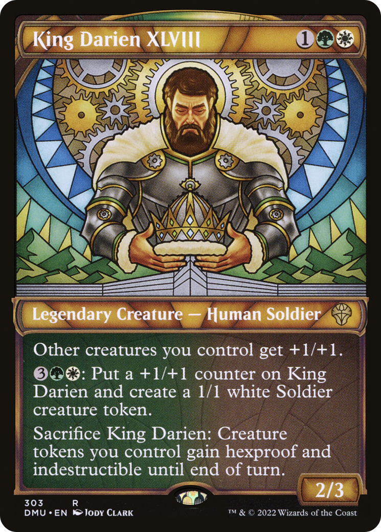 King Darien XLVIII (DMU-303) [Dominaria United] (Showcase) Foil MTG Single Wizards of the Coast