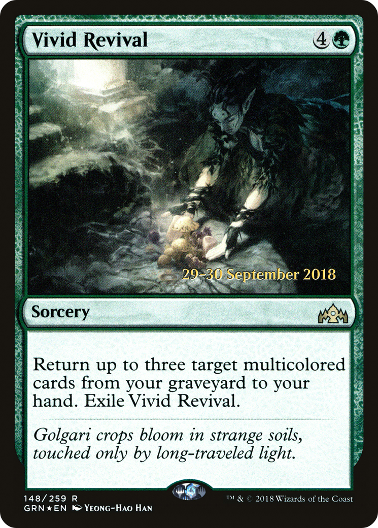 Vivid Revival [Guilds of Ravnica Prerelease Promos] MTG Single Magic: The Gathering   