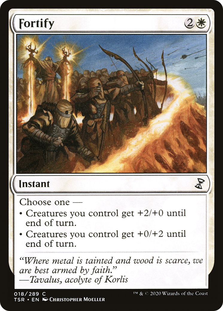 Fortify (TSR-018) [Time Spiral Remastered] MTG Single Wizards of the Coast