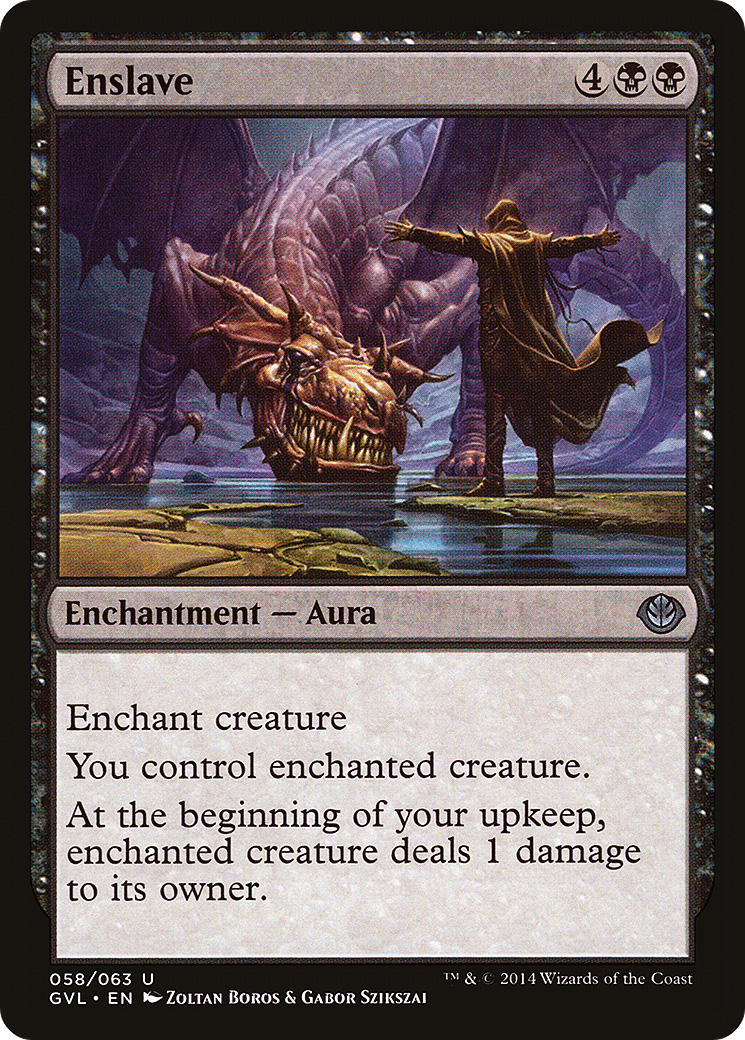 Enslave (DD3-058) [Misc] Duel Decks Anthology: Garruk vs. Liliana MTG Single Wizards of the Coast