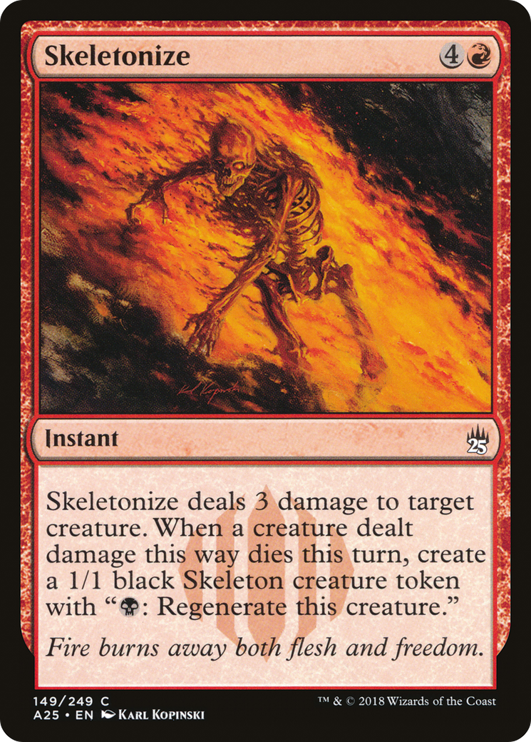 Skeletonize (A25-149) [Masters 25] Foil MTG Single Wizards of the Coast