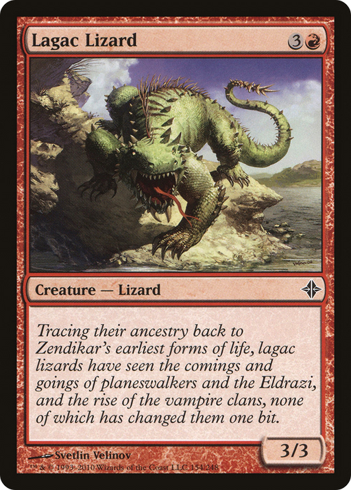Lagac Lizard (ROE-154) [Rise of the Eldrazi] Foil MTG Single Wizards of the Coast