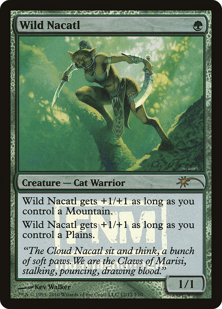 Wild Nacatl (FNM-012) [Misc] Friday Night Magic 2010 Foil MTG Single Wizards of the Coast
