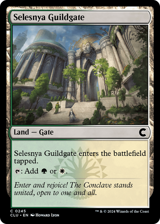Selesnya Guildgate (CLU-245) [Ravnica: Clue Edition] MTG Single Wizards of the Coast