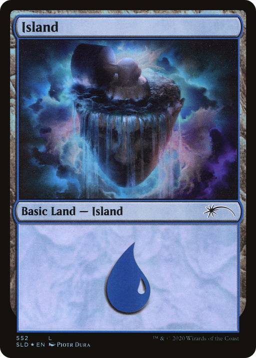 Island (SLD-552) [Secret Lair] Drop Foil MTG Single Wizards of the Coast