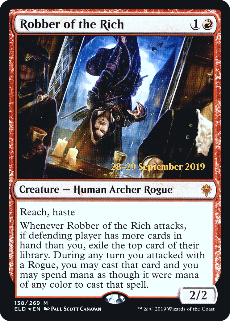 Robber of the Rich (PRE-138) [Throne of Eldraine Promos] Foil MTG Single Wizards of the Coast