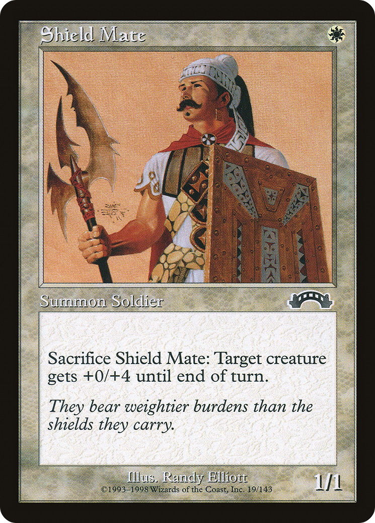 Shield Mate (EXO-019) [Exodus] MTG Single Wizards of the Coast