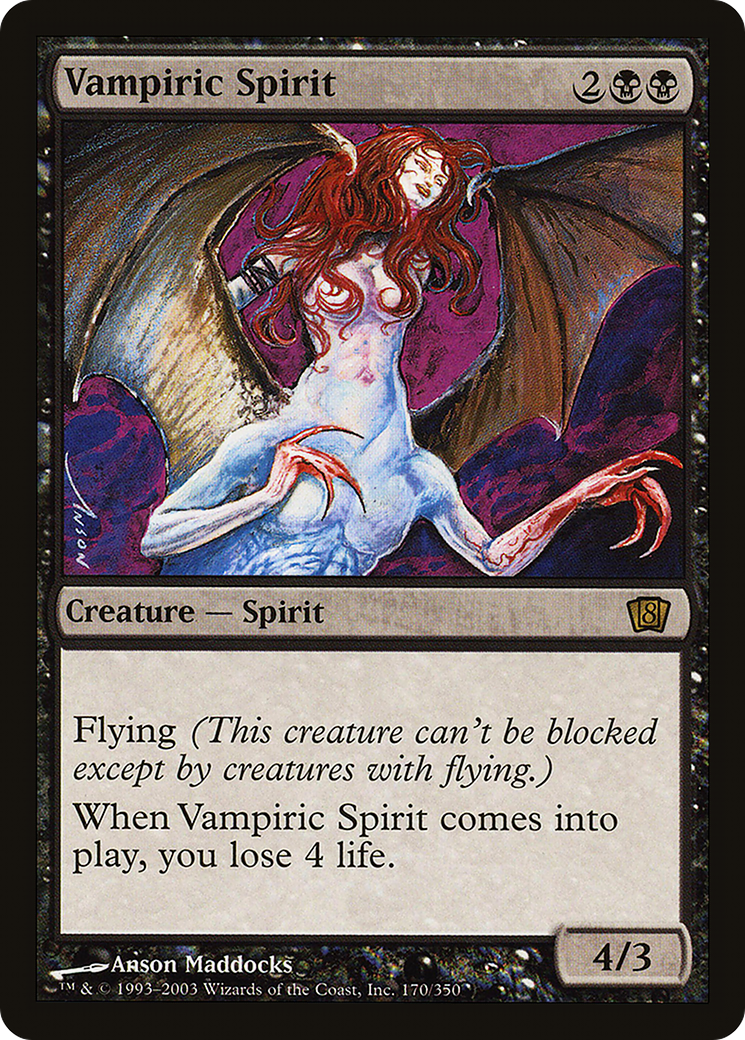 Vampiric Spirit (8ED-170) [8th Edition] Foil MTG Single Wizards of the Coast