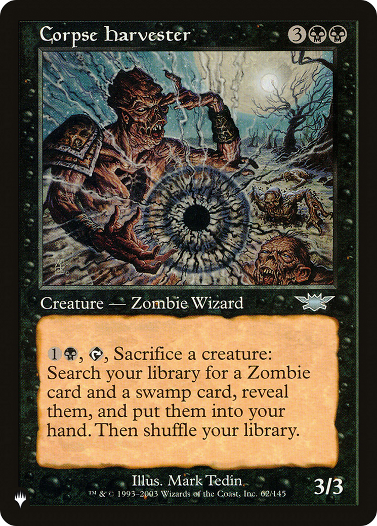 Corpse Harvester (LIST-LGN-62) [Mystery Booster] The List MTG Single Wizards of the Coast