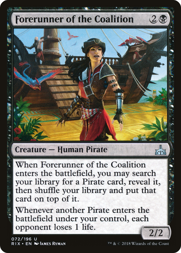 Forerunner of the Coalition (RIX-072) [Rivals of Ixalan] MTG Single Wizards of the Coast