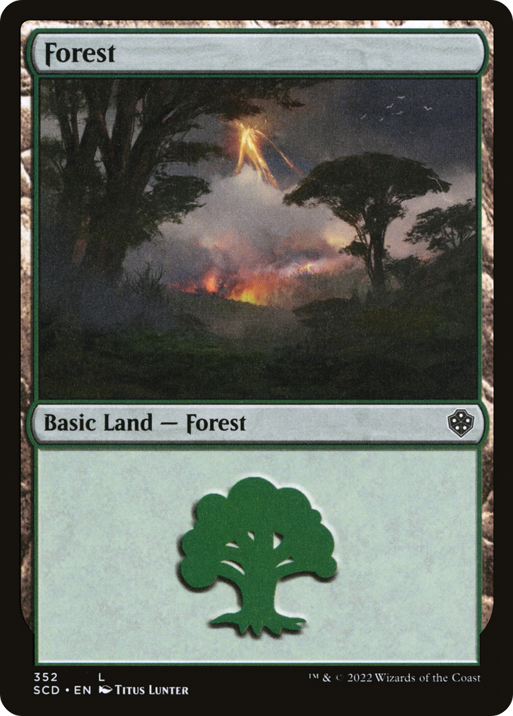 Forest (SCD-352) [Starter Commander Decks] MTG Single Wizards of the Coast