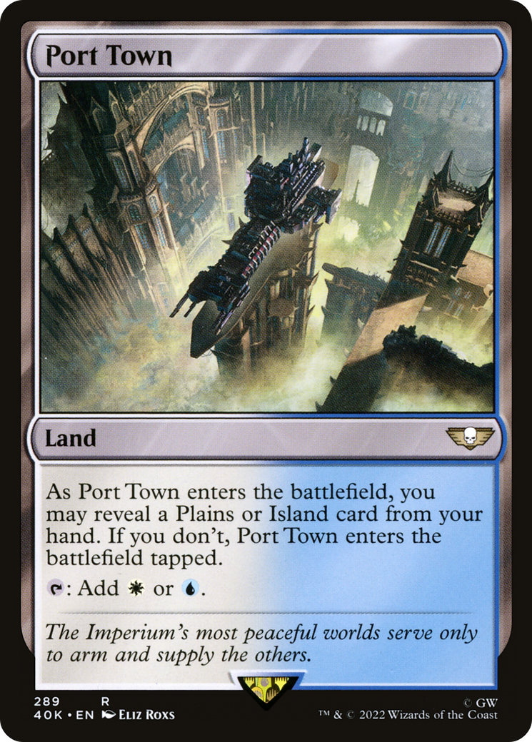 Port Town (40K-289) [Warhammer 40,000 Commander] MTG Single Wizards of the Coast