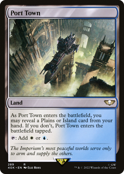 Port Town (40K-289) [Warhammer 40,000 Commander] MTG Single Wizards of the Coast