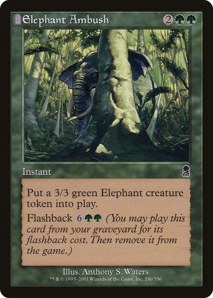 Elephant Ambush (ODY-240) [Odyssey] MTG Single Wizards of the Coast