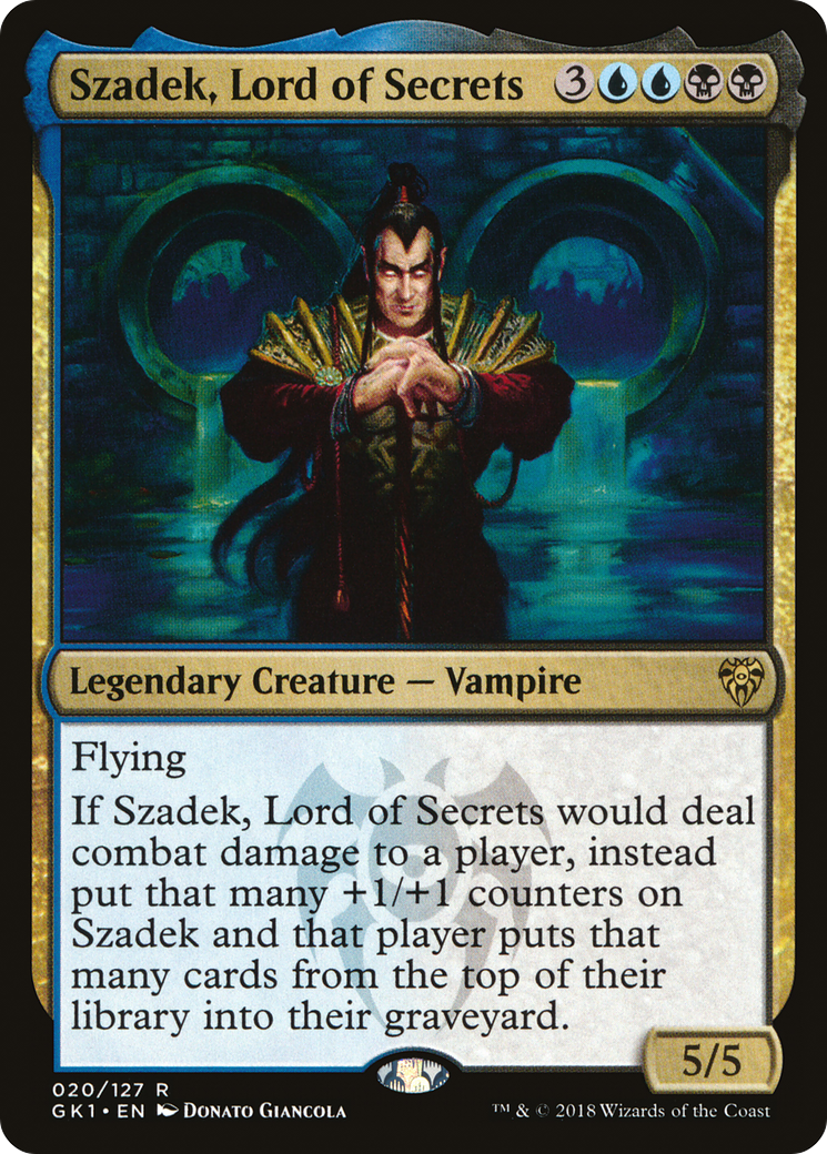 Szadek, Lord of Secrets (GR1-020) [Misc] GRN Guild Kit MTG Single Wizards of the Coast