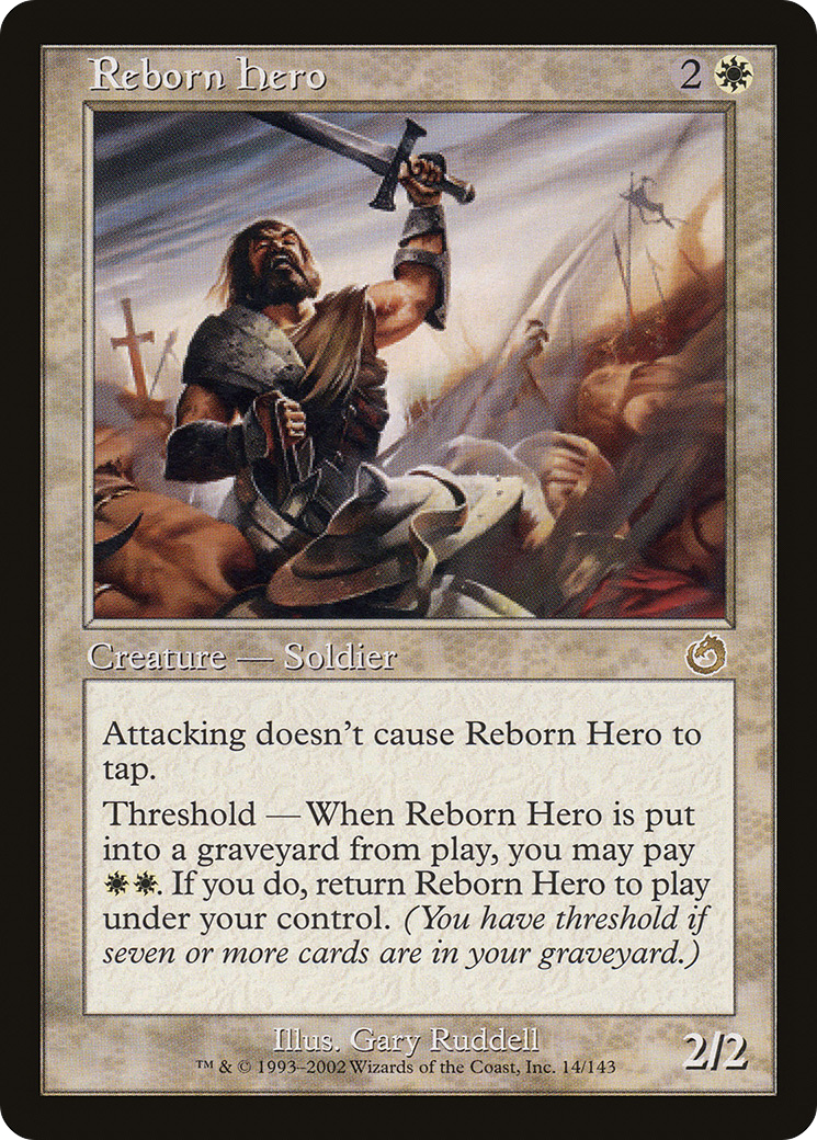 Reborn Hero (TOR-014) [Torment] Foil MTG Single Wizards of the Coast