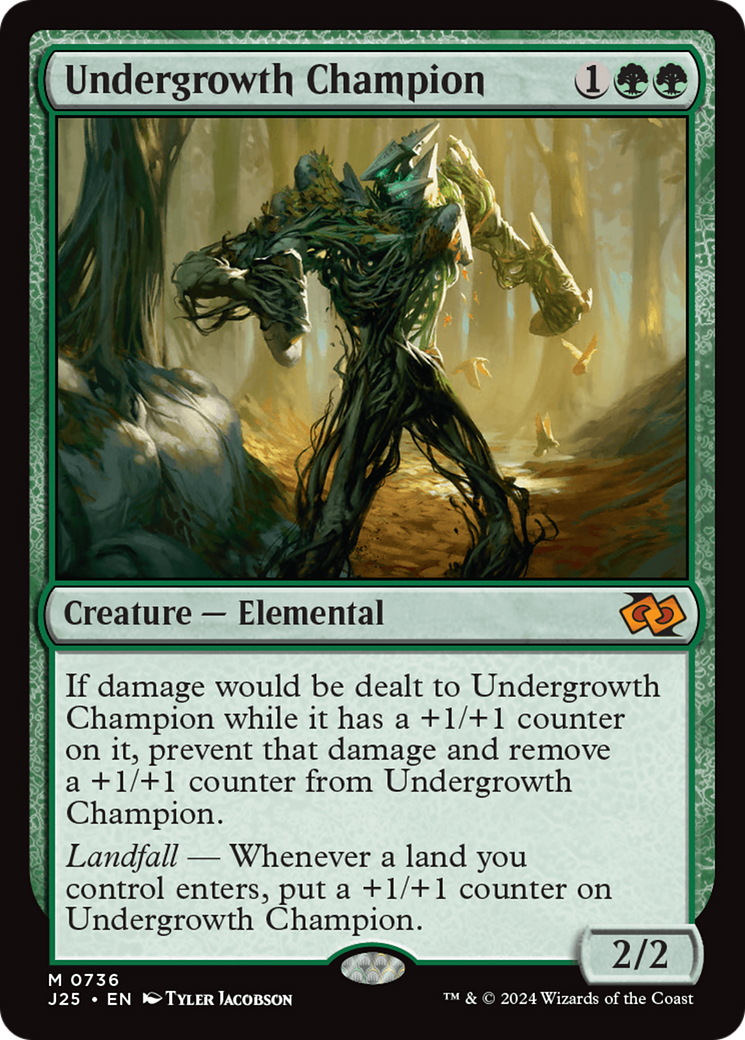 Undergrowth Champion (J25-736) [Foundations Jumpstart] MTG Single Wizards of the Coast