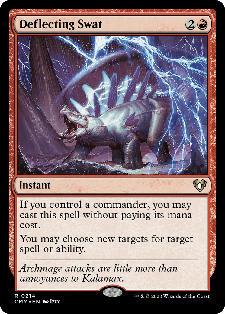 Deflecting Swat (CMM-214) [Commander Masters] MTG Single Wizards of the Coast