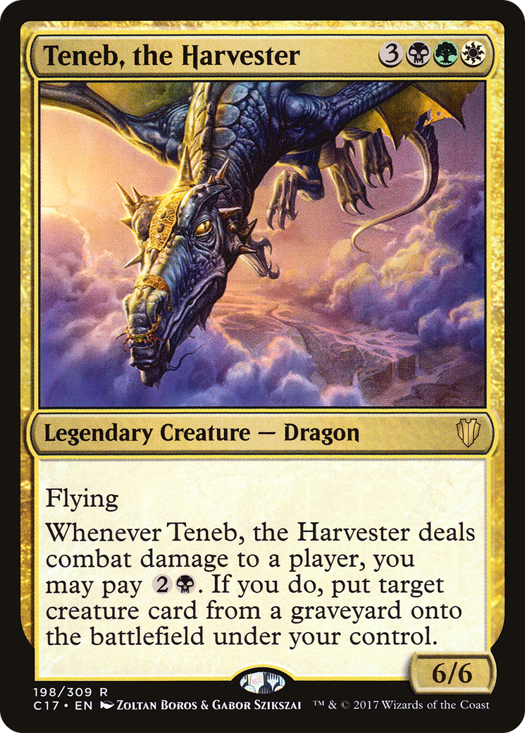 Teneb, the Harvester (C17-198) [Commander 2017] MTG Single Wizards of the Coast