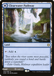Clearwater Pathway (ZNR-260) [Zendikar Rising] MTG Single Wizards of the Coast