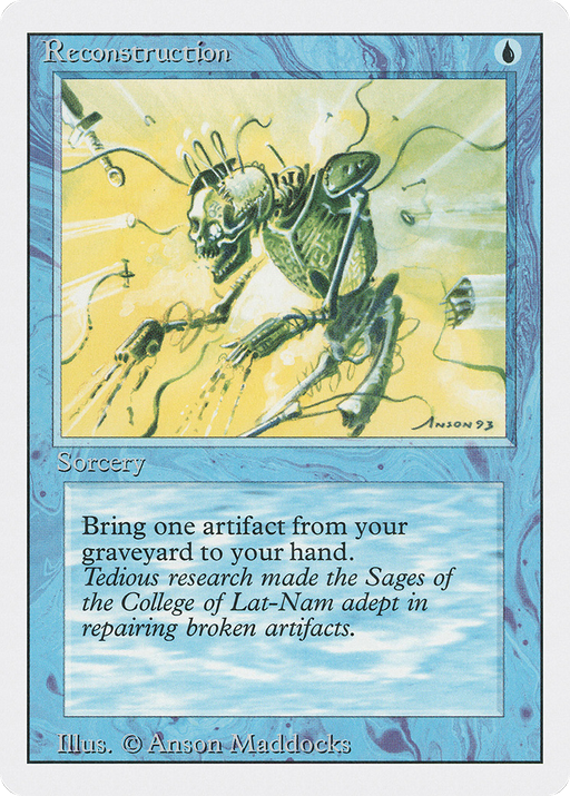Reconstruction (3ED-077) [Revised Edition] MTG Single Wizards of the Coast