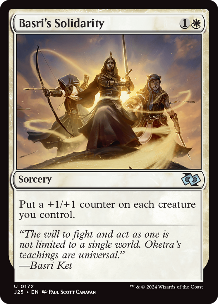 Basri's Solidarity (J25-172) [Foundations Jumpstart] MTG Single Wizards of the Coast