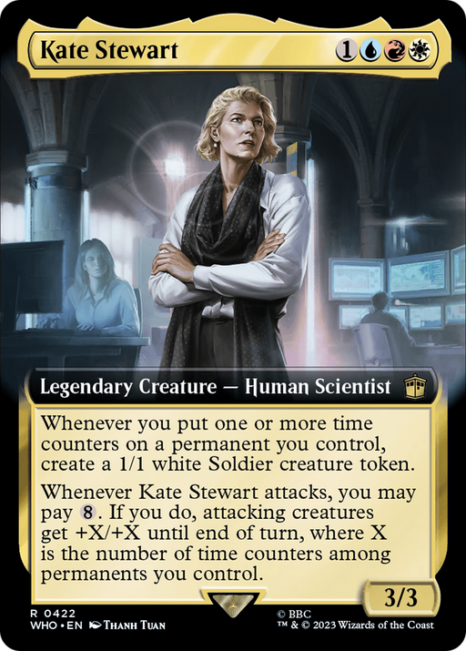 Kate Stewart (WHO-422) [Doctor Who] (Extended Art) Foil MTG Single Wizards of the Coast
