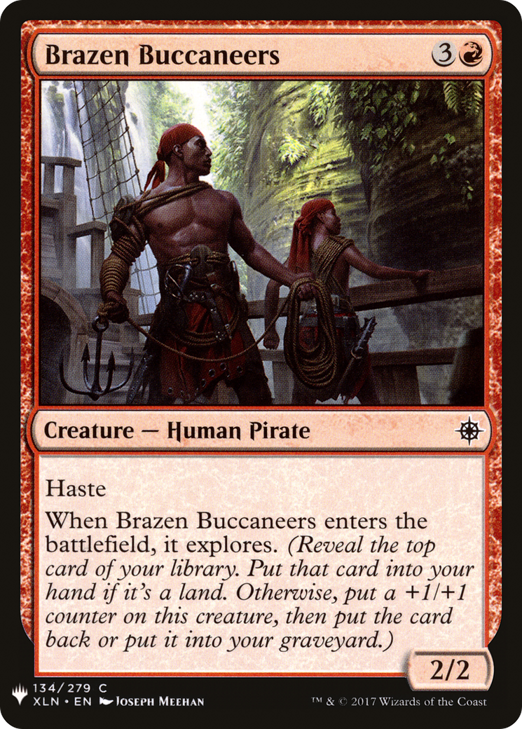 Brazen Buccaneers (LIST-XLN-134) [Mystery Booster] The List MTG Single Wizards of the Coast