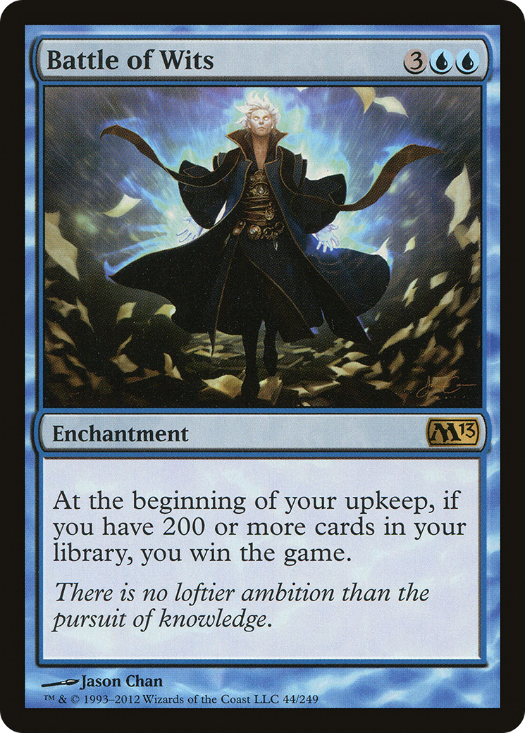 Battle of Wits (M13-044) [Magic 2013] Foil MTG Single Wizards of the Coast