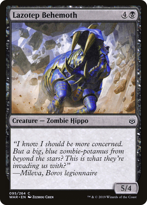 Lazotep Behemoth (WAR-095) [War of the Spark] MTG Single Wizards of the Coast