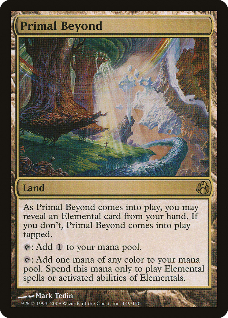 Primal Beyond (MOR-149) [Morningtide] Foil MTG Single Wizards of the Coast