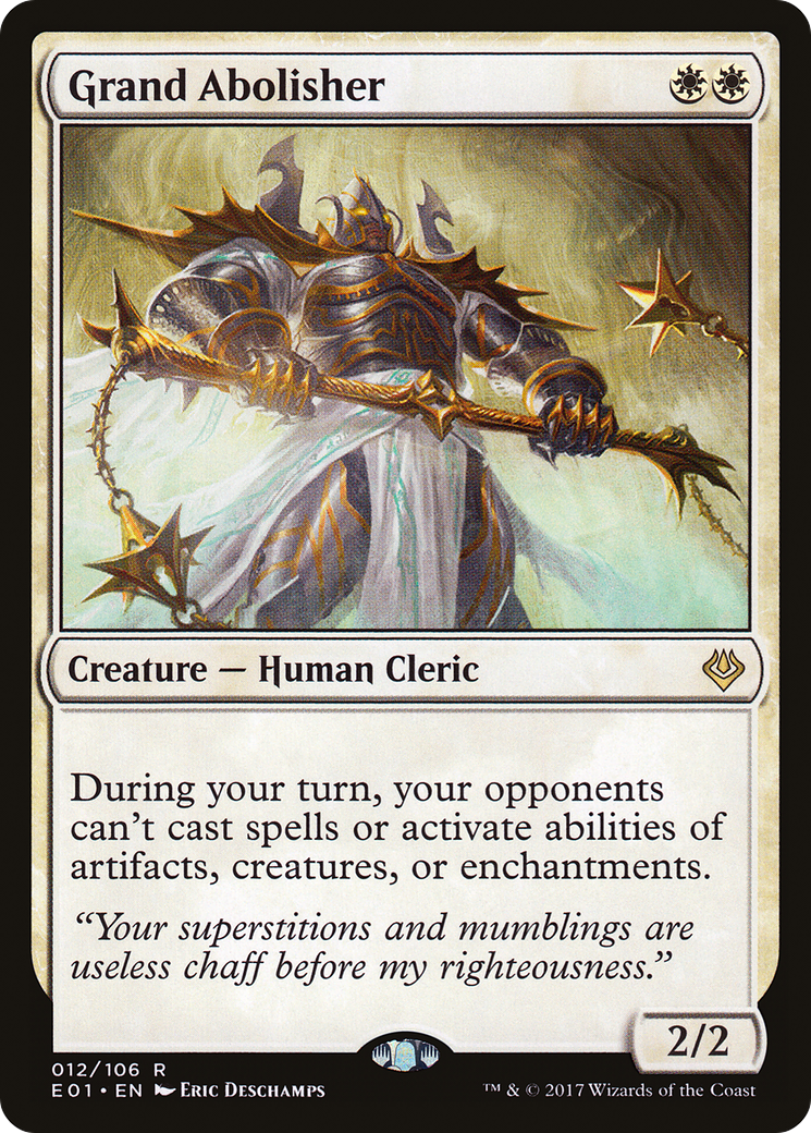 Grand Abolisher (AC2-012) [Misc] Archenemy: Nicol Bolas MTG Single Wizards of the Coast