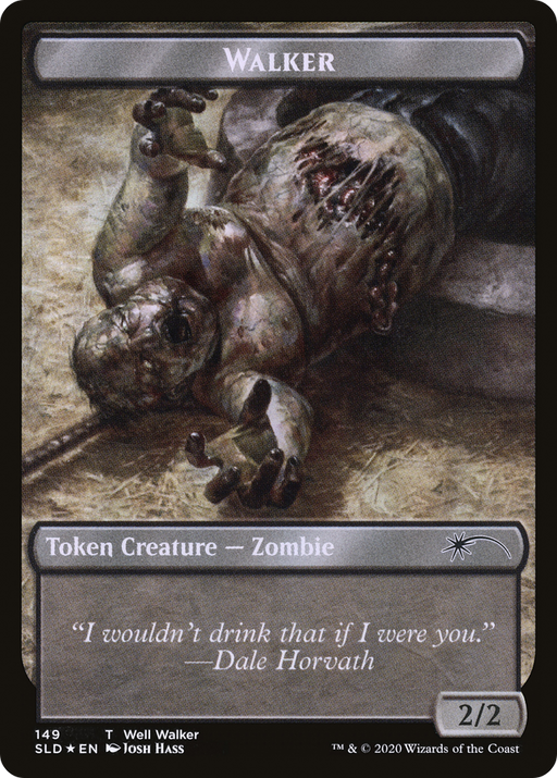 Walker (Well Walker // Blade Walker) Token (SLD-149) [Secret Lair Drop] Foil MTG Single Wizards of the Coast