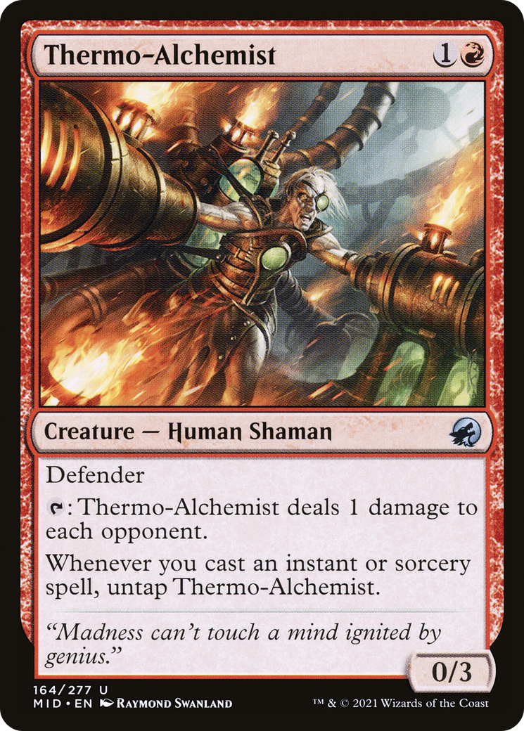 Thermo-Alchemist (MID-164) [Innistrad: Midnight Hunt] Foil MTG Single Wizards of the Coast